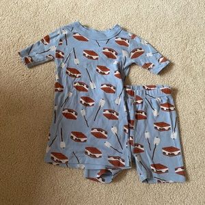 Hanna Andersson Smore Short Pajama Set 120(6-7)